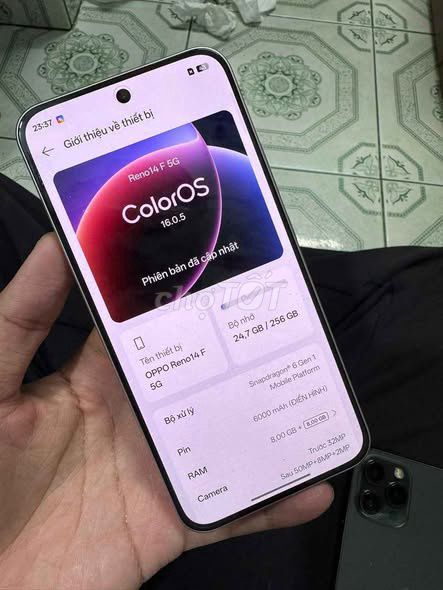 Oppo Reno 14F 5G 256GB Tím. Mua bán Điện thoại tại Quận Bình Thạnh Tp Hồ Chí Minh được đăng bởi Hội Đồ Điện Tử hình 1