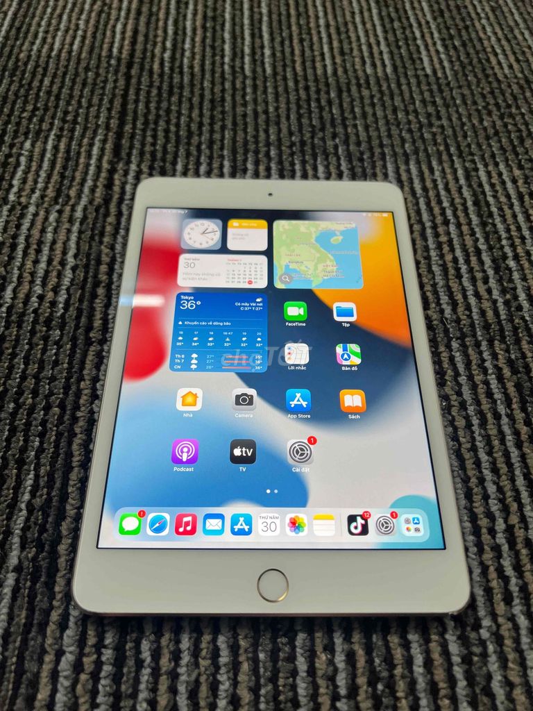 Bán iPad mini 4 16GB Wifi + 4G,nguyên zin, pin 50%. Mua bán Máy tính bảng tại Thành phố Thủ Đức Tp Hồ Chí Minh được đăng bởi THIENLAM PC JAPAN hình 1