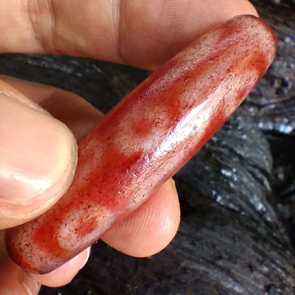 Đá Dzi 9 mắt Đá tự nhiên Đỏ. Mua bán Đồ sưu tầm, đồ cổ tại Quận Tây Hồ Hà Nội được đăng bởi Thang Nguyen hình 1