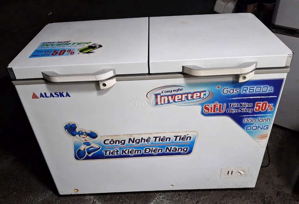 Tủ đông mát Alaska inverter 300 lít ngăn đông lớn