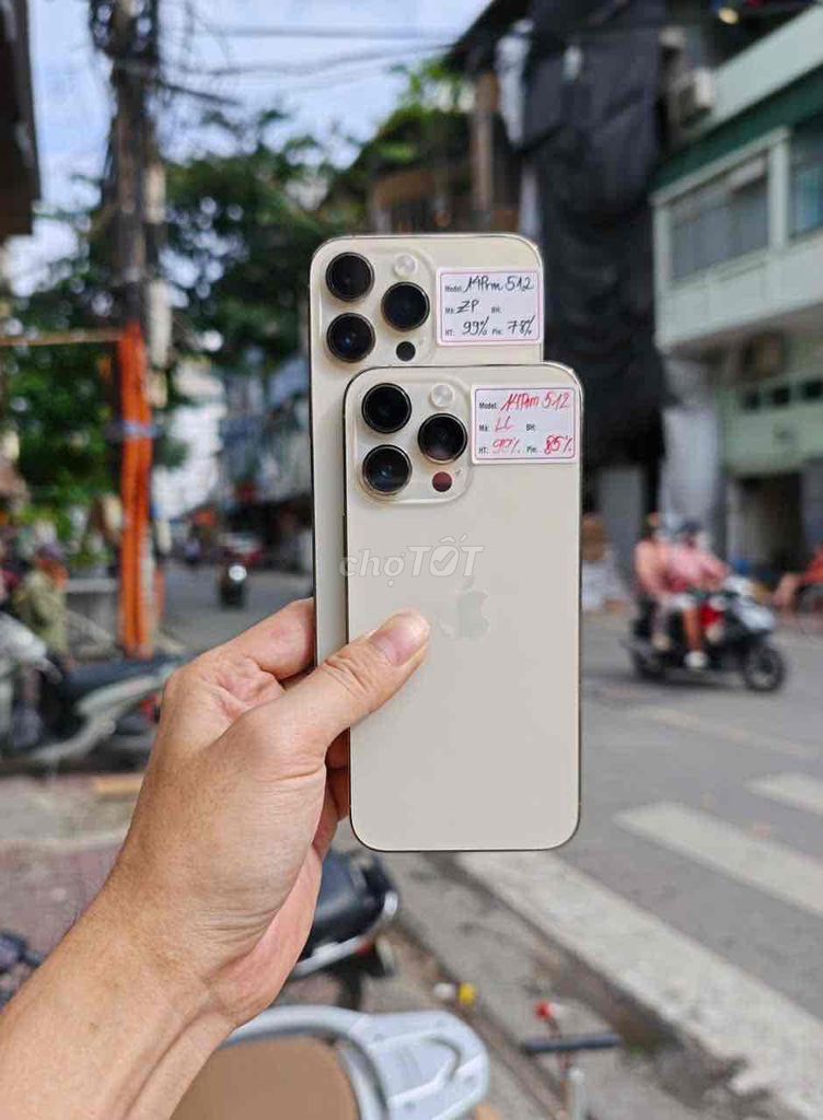 iphone 14ProMax512gb Gold/Purple Zin chất. Mua bán Điện thoại tại Quận Đống Đa Hà Nội được đăng bởi Quý Hoàng hình 1