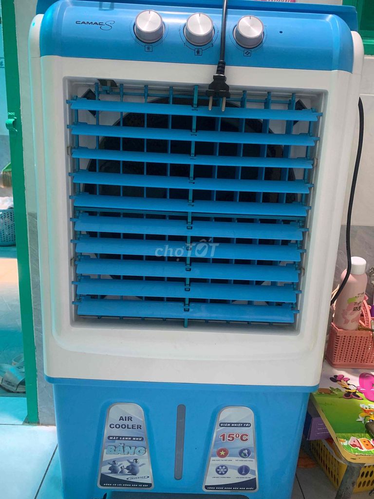 Quạt hơi nước Camac Xanh Trắng. Mua bán Quạt tại Thị xã Tân Uyên Bình Dương được đăng bởi alice nguyễn hình 1