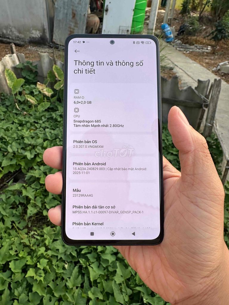 Xiaomi Redmi Note 13 128GB Đen có fix nhẹ. Mua bán Điện thoại tại Huyện Gò Công Đông Tiền Giang được đăng bởi Phong Vũ hình 1