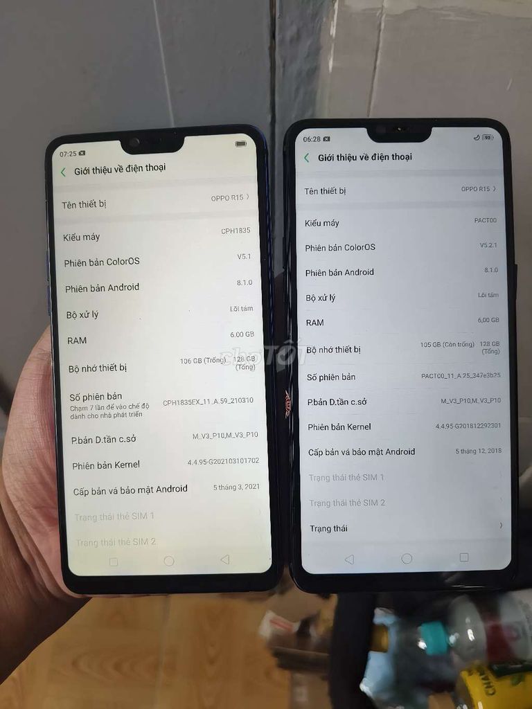 Oppo R15 ram 6/128GB , chip helio P65. Mua bán Điện thoại tại Thành phố Thủ Đức Tp Hồ Chí Minh được đăng bởi Tuấn Nghĩa hình 1