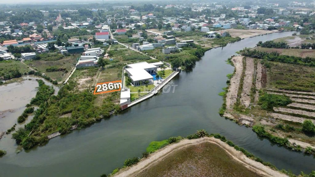 Bán đất Phú Đông gần sông lớn, 1,35 tỷ, 286m2, Phú Đông, Nhơn Trạch