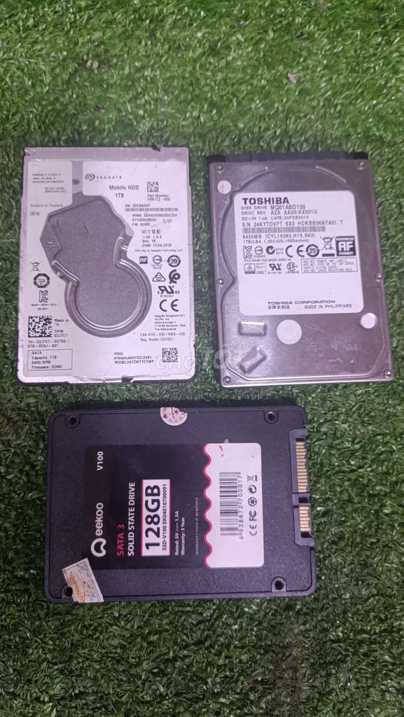 3 Ổ cứng 1 SSD 128GB, 2 HDD 1TB hư hỏng . Mua bán Linh kiện (RAM, Card...) tại Thành phố Thủ Đức Tp Hồ Chí Minh được đăng bởi Cũ Giá Rẻ hình 1