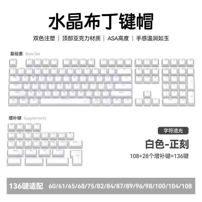 Keycap ABS PC Trắng. Mua bán Phụ kiện (Màn hình, Chuột...) tại Huyện Thanh Trì Hà Nội được đăng bởi hiệp hoàng hình 1