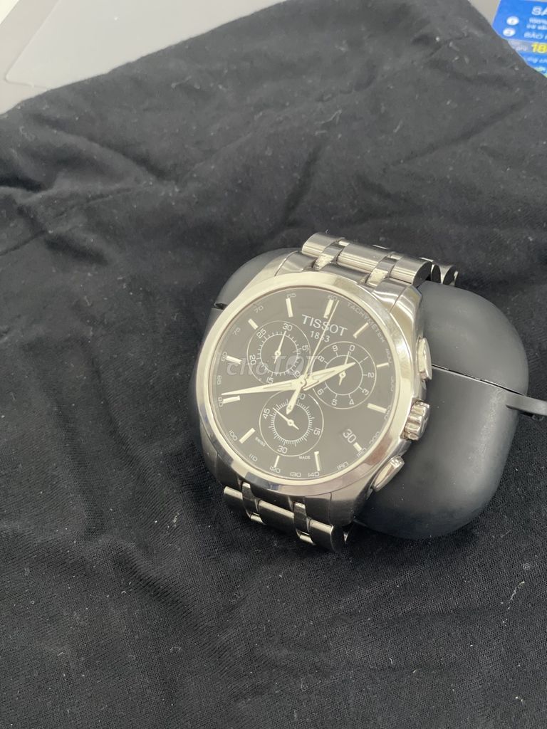 Đồng hồ Tissot T035617A  full đen dây kim loại
