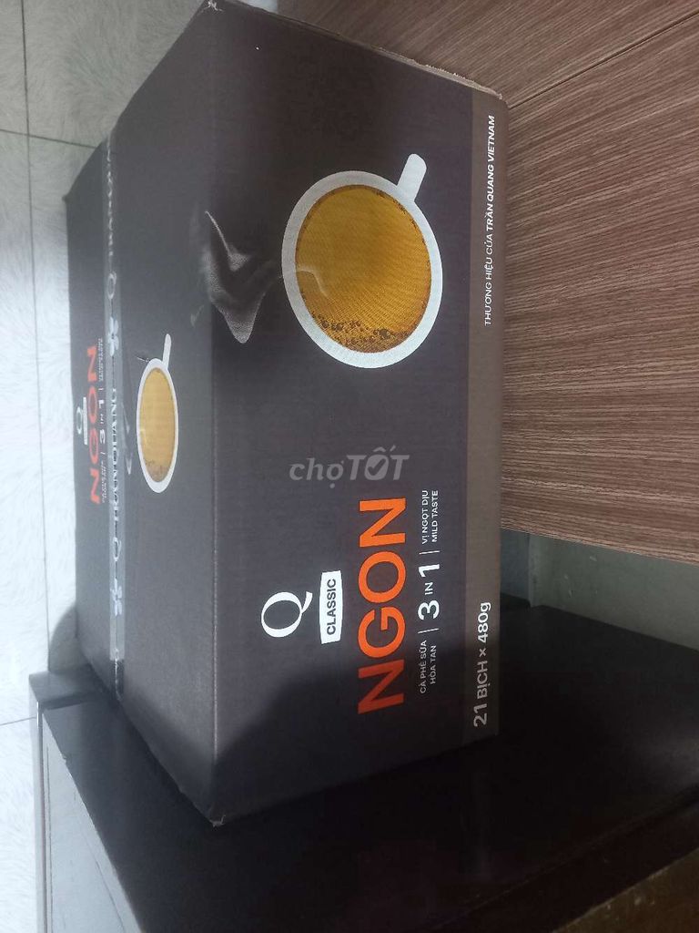 Cà phê hòa tan Trần Quang Q Ngon Classic. Mua bán Đồ ăn, thực phẩm và các loại khác tại Thành phố Dĩ An Bình Dương được đăng bởi AN hình 1