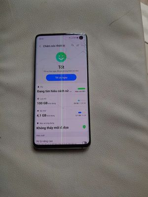 Bán SAMSUNG S10 (8/128) nứt + sọc nhẹ còn zin áp ạ. Mua bán Điện thoại tại Quận 7 Tp Hồ Chí Minh được đăng bởi ĐIỆN THOẠI GIÁ TỐT QUẬN 7