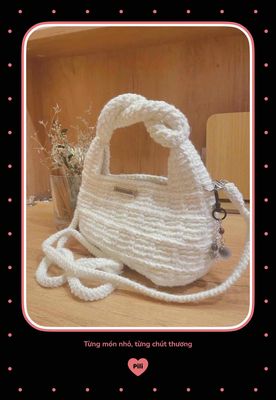 Túi xách nữ Len baby yarn Handmade. Mua bán Túi xách tại Thành phố Biên Hòa Đồng Nai được đăng bởi Thị Hồng Đào Phạm