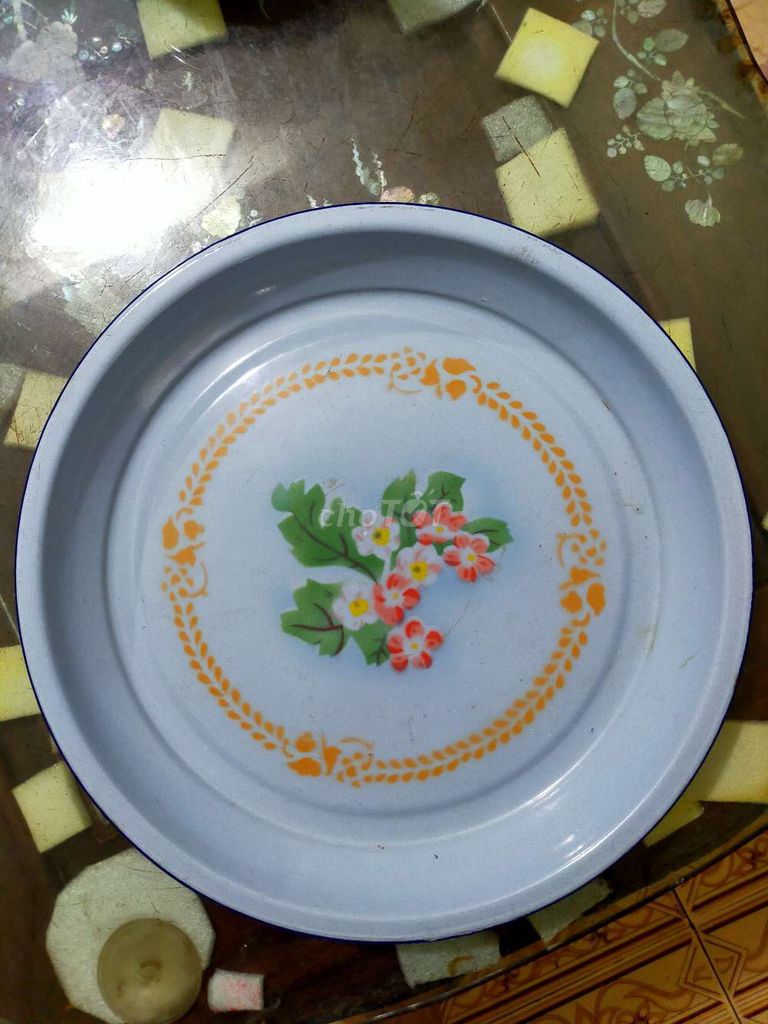 Khay men Hoa Bao cấp Lành tít. Mua bán Nội thất, đồ gia dụng khác tại Huyện Đan Phượng Hà Nội được đăng bởi Bùi Mạnh Thắng  hình 1
