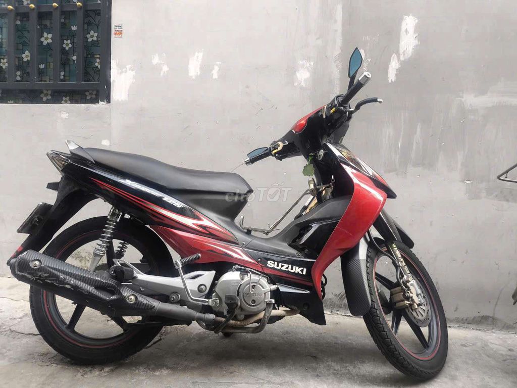 Suzuki X-bike 125cc 2011 Đỏ đen Sport zin100%!. Mua bán Xe máy tại Quận Bình Tân Tp Hồ Chí Minh được đăng bởi Thông hình 3