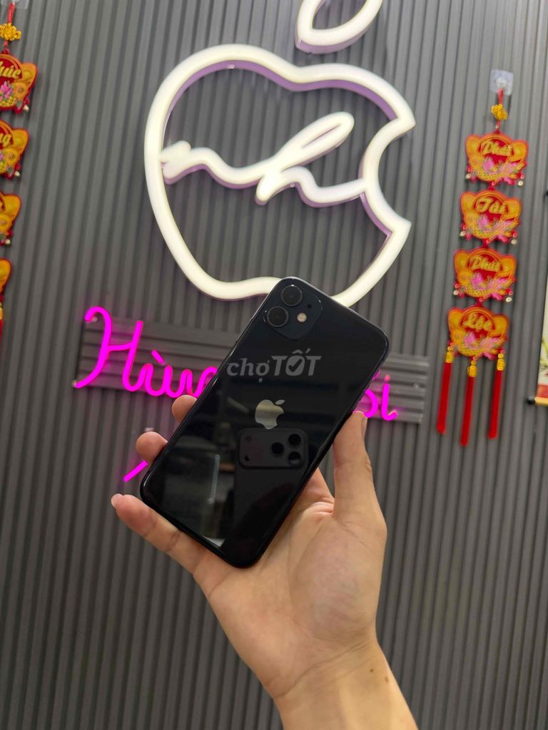 🍎 iPhone 11 64GB Đen nguyên Zin hỗ trợ trả góp🌸. Mua bán Điện thoại tại Quận Thanh Khê Đà Nẵng được đăng bởi NOBI STORE 263 thái thị bôi hình 1