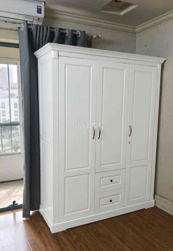 Tủ quần áo gỗ xoan đào 1m52x2m05. Mua bán Tủ, kệ gia đình tại Huyện Hoài Đức Hà Nội được đăng bởi Tú Anh hình 1