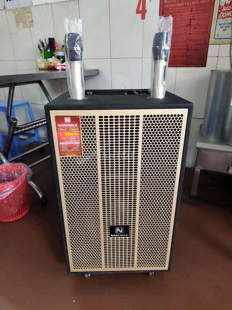 Loa kéo Nanomax S900 30cm 2 micro Đen. Mua bán Tivi, Âm thanh tại Quận 8 Tp Hồ Chí Minh được đăng bởi ĐOÀN VĂN SƠN  hình 1