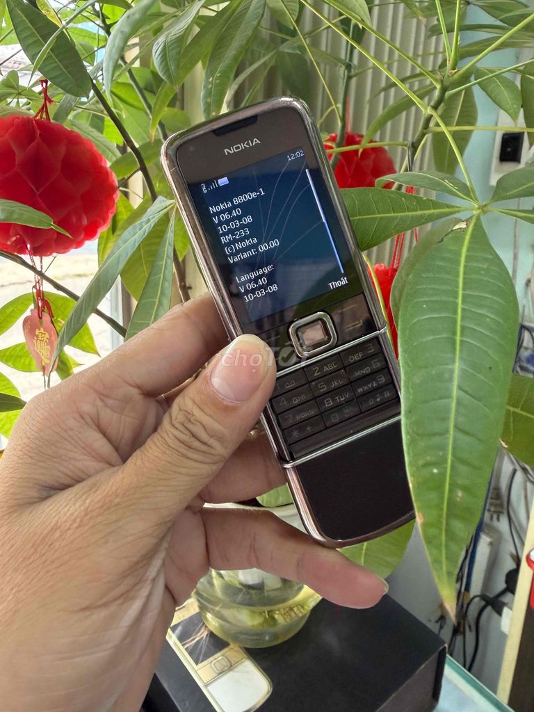 Nokia 8800e-1 Nâu Vỏ da. Mua bán Điện thoại tại Thành phố Biên Hòa Đồng Nai được đăng bởi nguyễn út apple hình 1