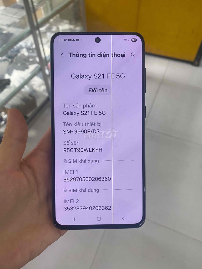 Samsung Galaxy S21 FE 5G 128GB Đen. Mua bán Điện thoại tại Quận Tân Phú Tp Hồ Chí Minh được đăng bởi Minh Khang Sài gòn MoBILE hình 1