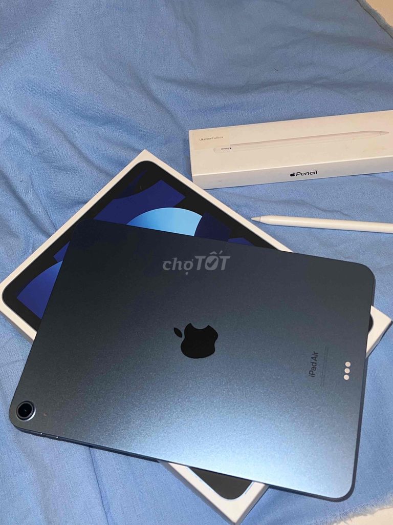 Ipad Air 5 10.9 inch 256GB màu xanh+ Tặng kèm bút