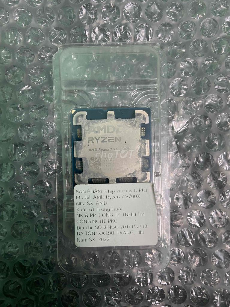 CPU AMD Ryzen 7 9700X. Mua bán Linh kiện (RAM, Card...) tại Thành phố Cao Lãnh Đồng Tháp được đăng bởi Hoàng Hiệp hình 1