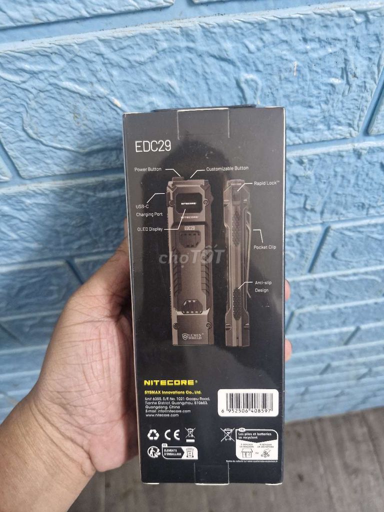 Đèn pin Nitecore EDC29 6500 lumens 400m IP54. Mua bán Đèn tại Quận 10 Tp Hồ Chí Minh được đăng bởi Hieu Kim hình 1
