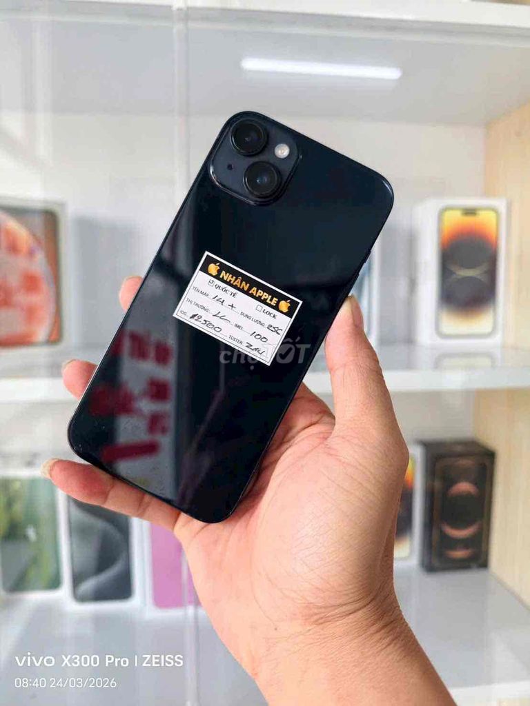 iPhone 14 Plus 256GB Đen 98.5% QT MỸ PIN 100%. Mua bán Điện thoại tại Thành phố Cà Mau Cà Mau được đăng bởi NHAN APPLE hình 1