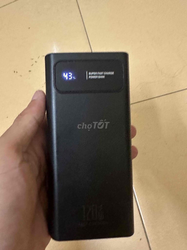Sạc dự phòng 120W Đen. Mua bán Phụ kiện (Màn hình, Chuột...) tại Quận Nam Từ Liêm Hà Nội được đăng bởi ga con hình 1