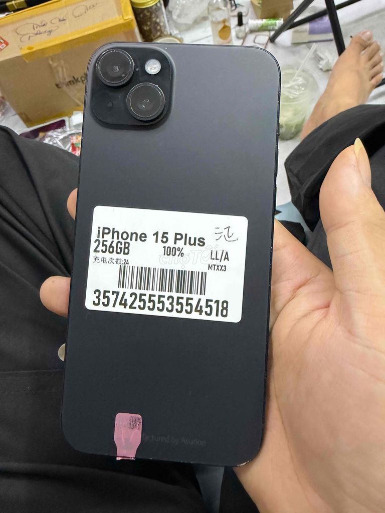 iPhone 15 Plus 256GB Đen Refurbished. Mua bán Điện thoại tại Quận Gò Vấp Tp Hồ Chí Minh được đăng bởi Cửa Hàng BT Mobile Chuyên Iphone Quốc Tế Giá Tốt hình 1