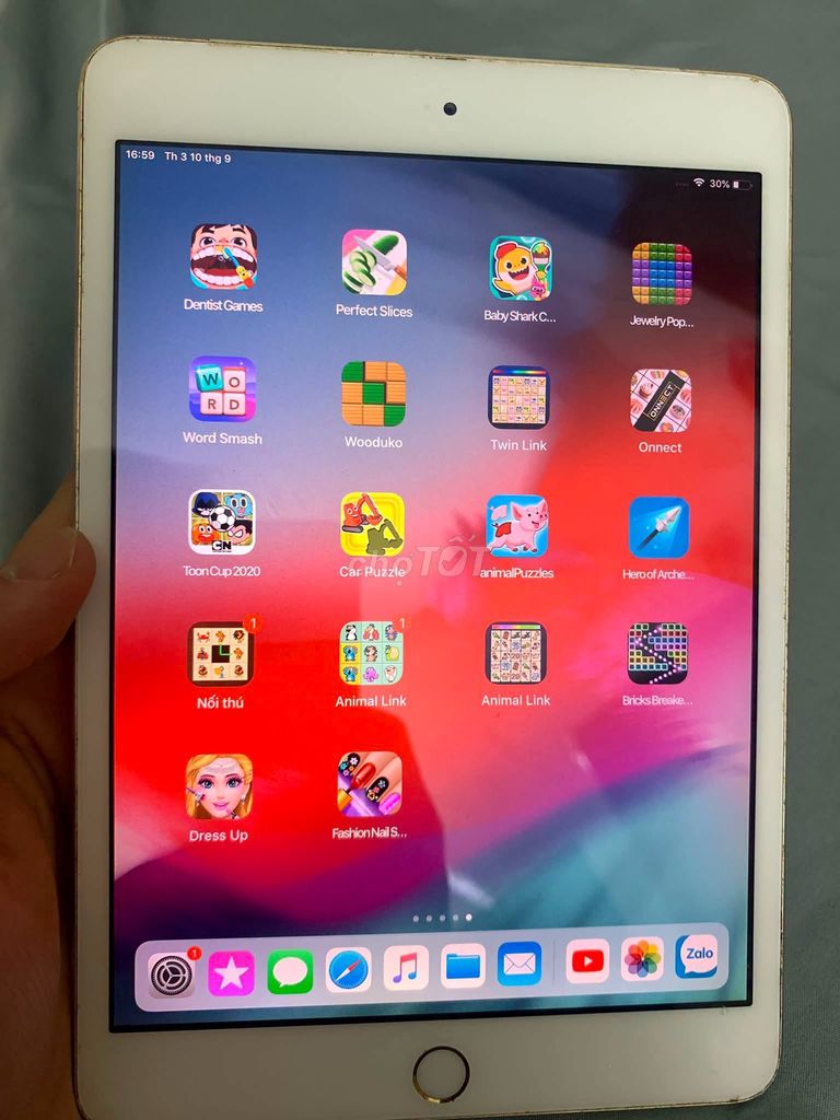Apple iPad Mini 3 16GB Vàng 4G Đã sử dụng. Mua bán Máy tính bảng tại Quận 12 Tp Hồ Chí Minh được đăng bởi Hội Đồ Điện Tử hình 1