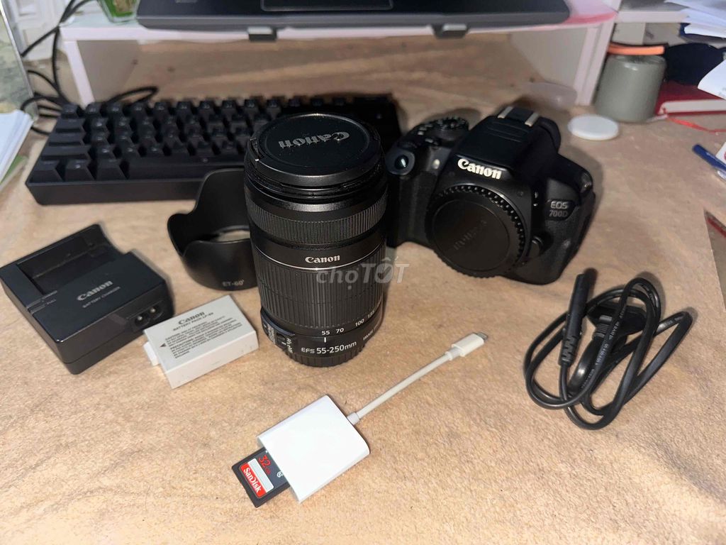 Máy ảnh Canon EOS 700D Đen. Mua bán Máy ảnh, Máy quay tại Huyện Mang Thít Vĩnh Long được đăng bởi phan phát hình 1