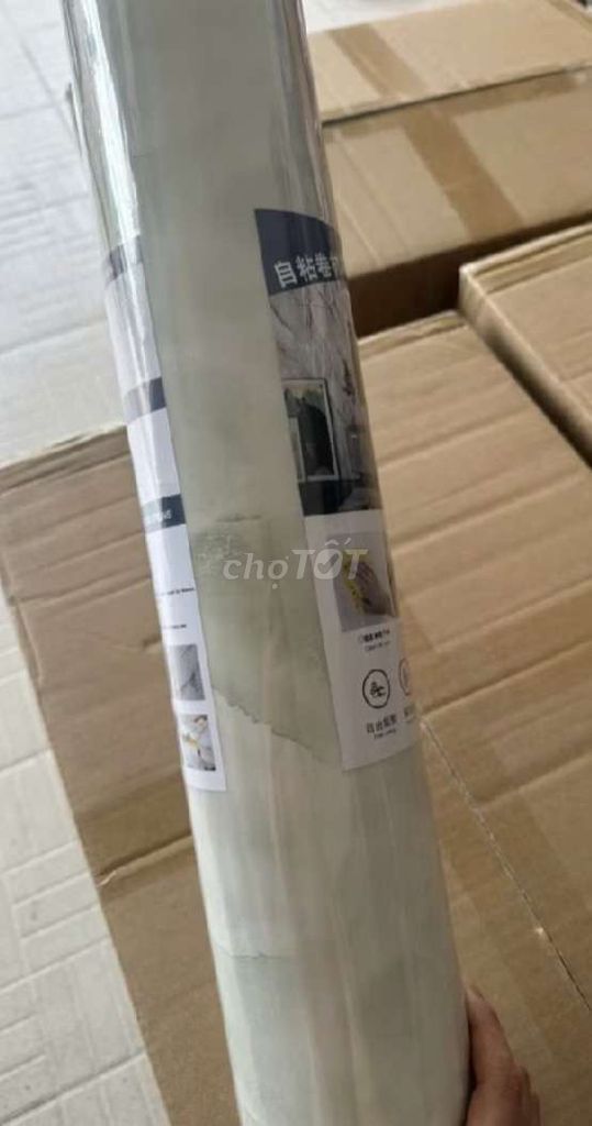 3m Giấy dán tường PVC Vân đá Tự dính Trắng. Mua bán Nội thất, đồ gia dụng khác tại Quận 5 Tp Hồ Chí Minh được đăng bởi Doanh hình 1