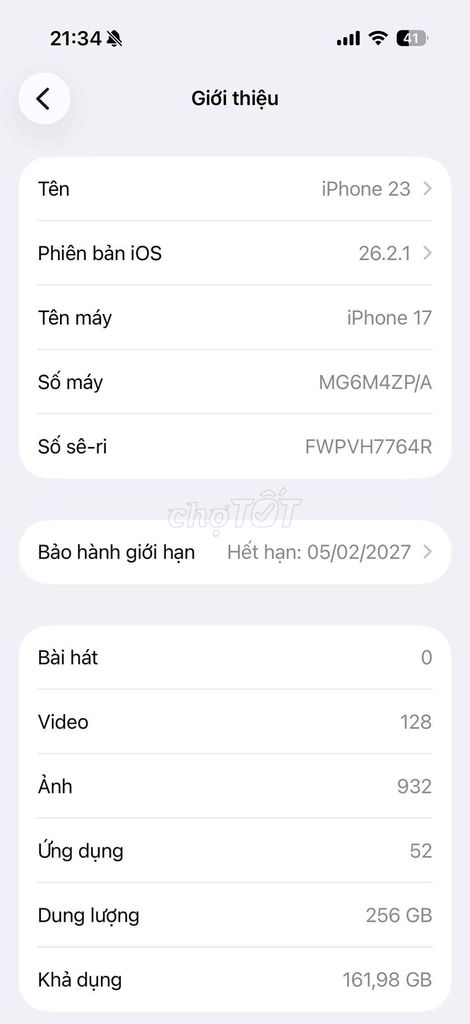 iphone 17. Mua bán Điện thoại tại Thành phố Thủ Đức Tp Hồ Chí Minh được đăng bởi Dương Apolo hình 1