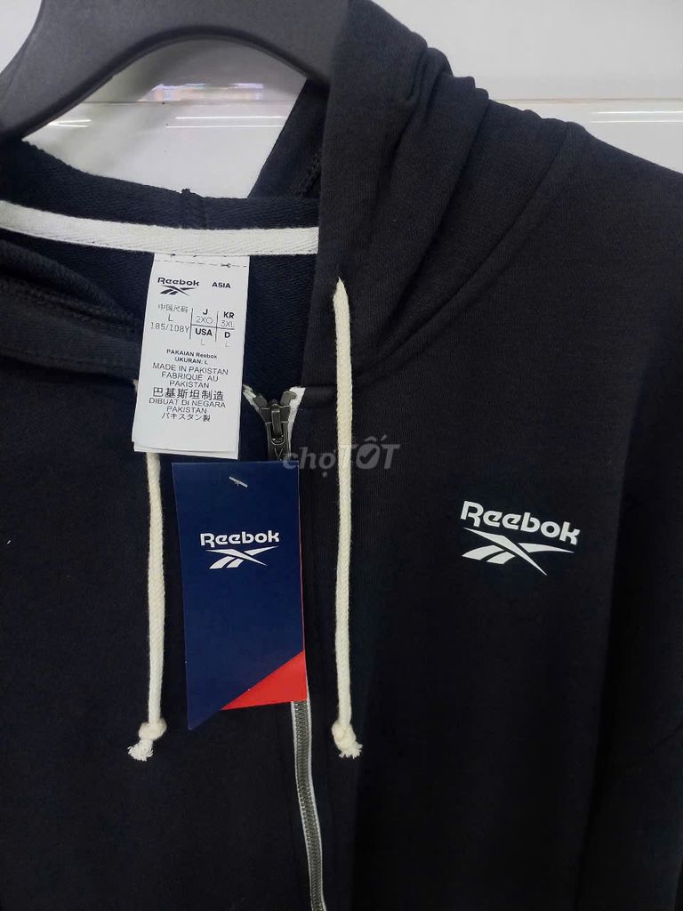 Áo Khoác Thể Thao Reebok(giágốc:2tr)(hàngtrưngbày)