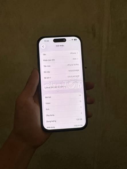 Apple iPhone 14 Pro 128GB Tím Đã sử dụng. Mua bán Điện thoại tại Quận 1 Tp Hồ Chí Minh được đăng bởi Hội Đồ Điện Tử hình 1