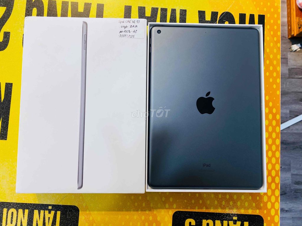 IPAD GEN 9 64GB BẢN WIFI - BẢO HÀNH CỰC DÀI