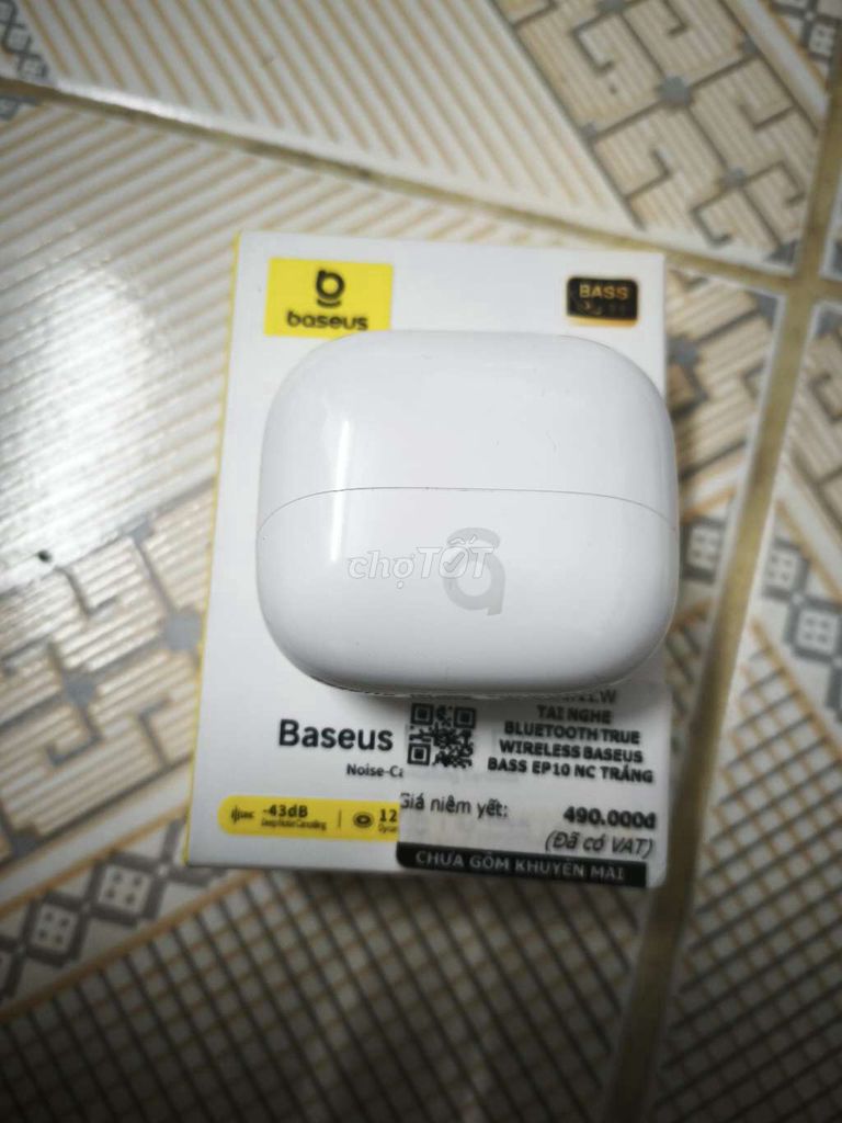 Dư tai nghe Baseus EP10 mới mua 25/5/2026,bh 1 năm. Mua bán Tivi, Âm thanh tại Quận 6 Tp Hồ Chí Minh được đăng bởi Quốc hình 1