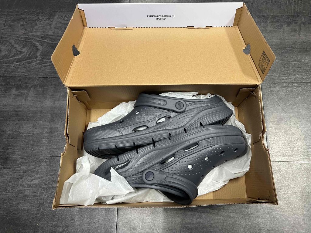 Dép đúc bít mũi đi mưa skechers chính hãng