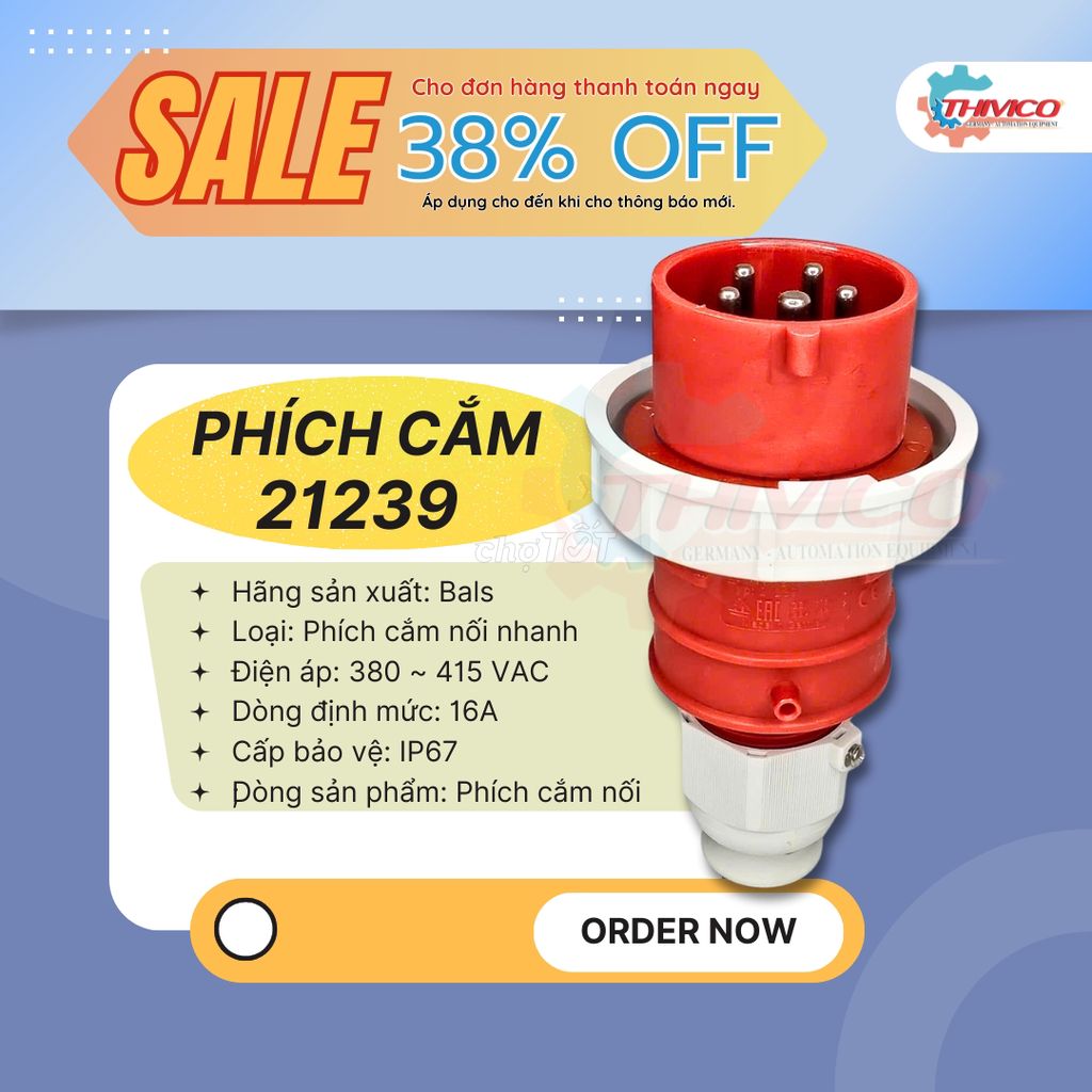 Phích cắm 21239 Bals