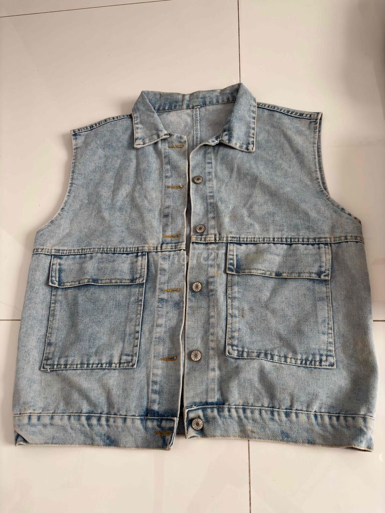 Áo ghile Jean kaki size L. Mua bán Quần áo tại Huyện Hàm Thuận Bắc Bình Thuận được đăng bởi Hà Thiên hình 1