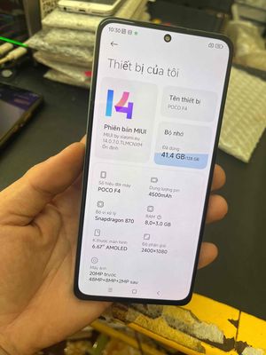 Xiaomi POCO F4 snap 870 8GB/128GB pin trâu