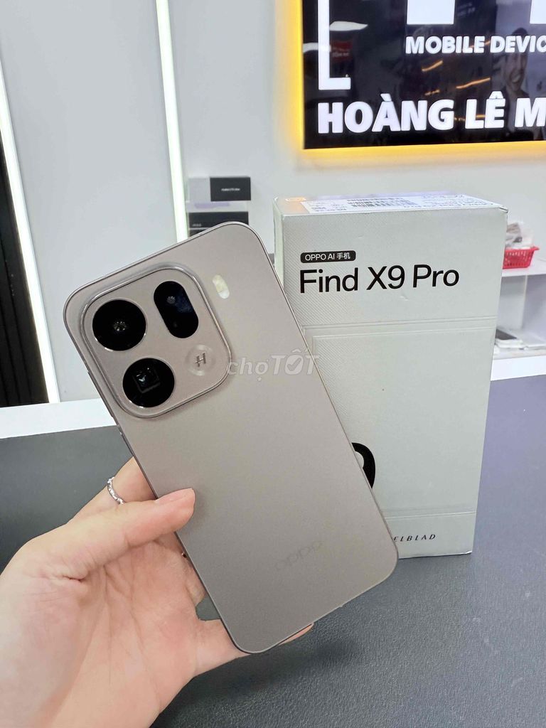OPPO FIND X9 PRO-16/512G-FULLBOX-MÀU GREY. Mua bán Điện thoại tại Thành phố Biên Hòa Đồng Nai được đăng bởi Mobile Di Động Biên Hoà hình 1