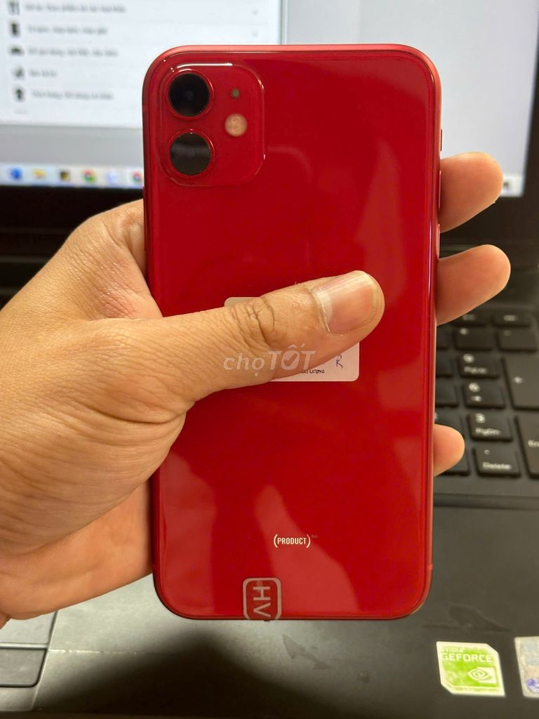 CẦN BÁN IPHONE 11 64GB MÁY MÀU ĐỎ MÁY ĐẸP. Mua bán Điện thoại tại Quận Gò Vấp Tp Hồ Chí Minh được đăng bởi XTMOBILE QUANG TRUNG hình 5