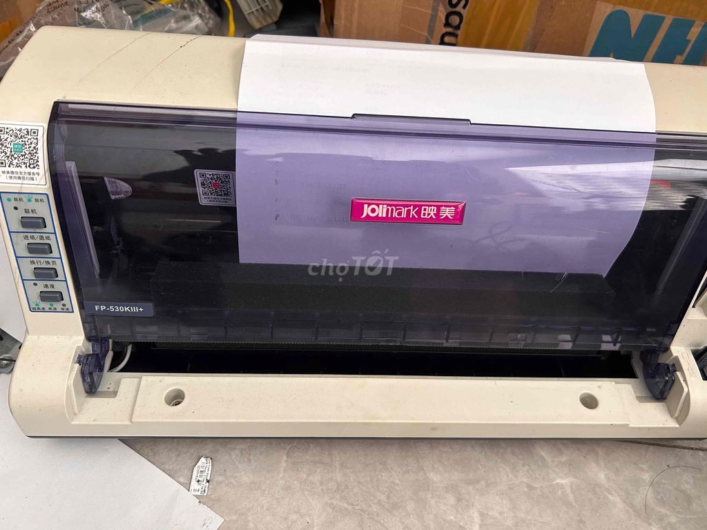 Máy in kim Jolimark FP-530K Trắng Đã sử dụng. Mua bán Đồ dùng văn phòng tại Thành phố Thủ Dầu Một Bình Dương được đăng bởi máy in cũ giá rẻ hình 1