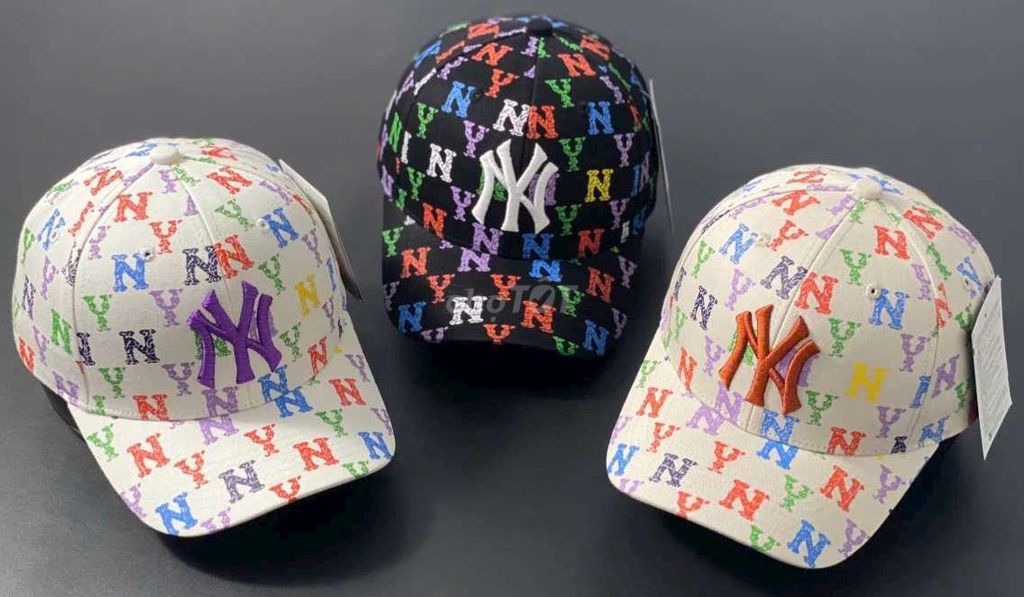 Nón kết mlb ny cầu vồng