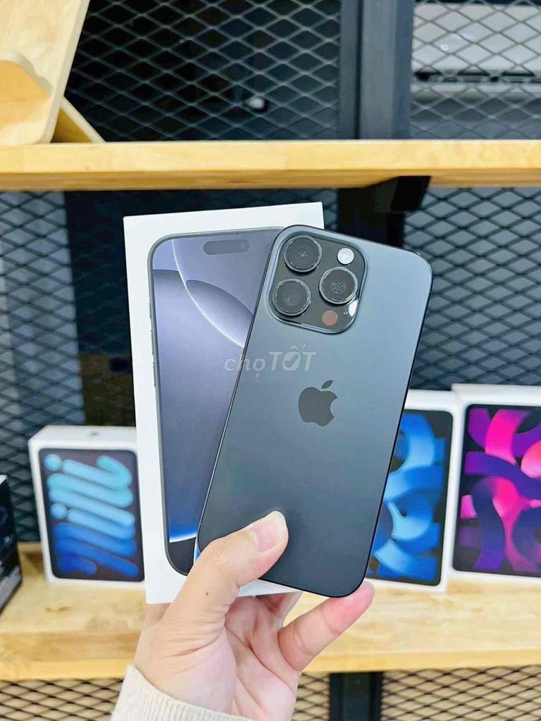 iPhone 16 Pro 128GB Đen FULLBOX NEW BH APPLE 2025. Mua bán Điện thoại tại Quận 10 Tp Hồ Chí Minh được đăng bởi iStockHCM hình 1