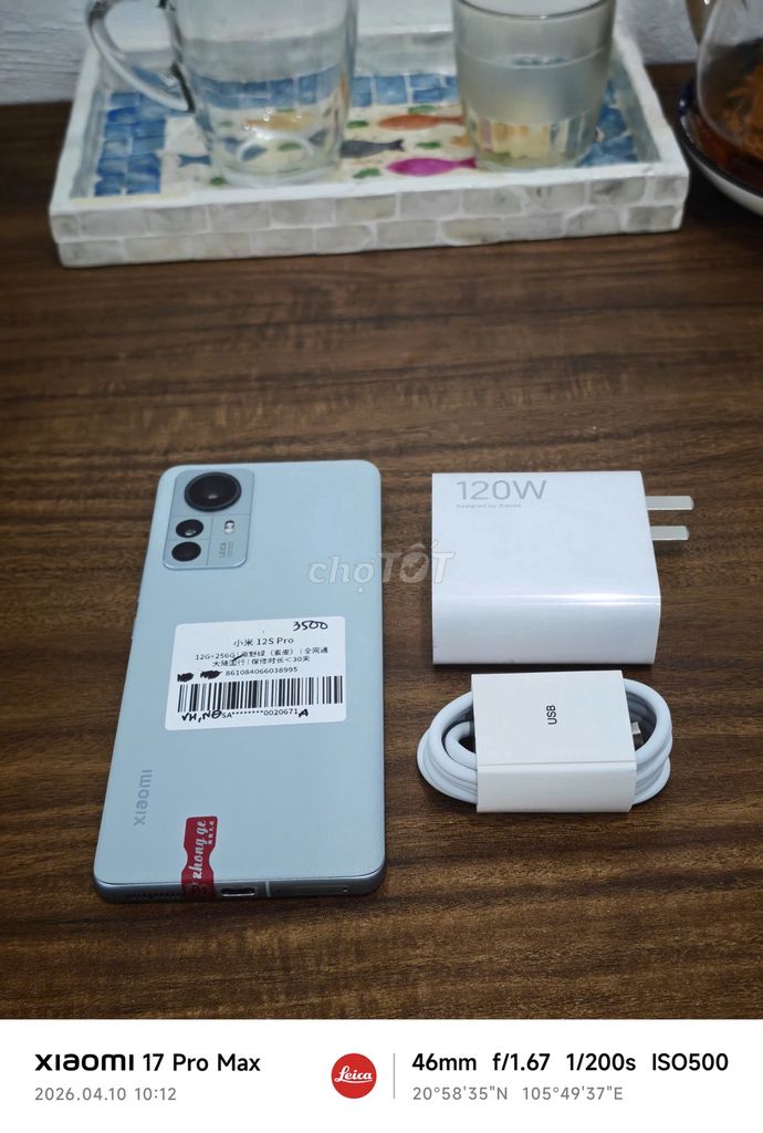 Xiaomi Mi 12S Pro 12/256 sạc 120w có ship COD. Mua bán Điện thoại tại Quận Hoàng Mai Hà Nội được đăng bởi Trần Ngọc Hiếu hình 1