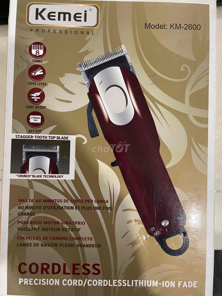 tông đơ Kemei. Mua bán Nội thất, đồ gia dụng khác tại Quận Tân Bình Tp Hồ Chí Minh được đăng bởi Quân hình 1