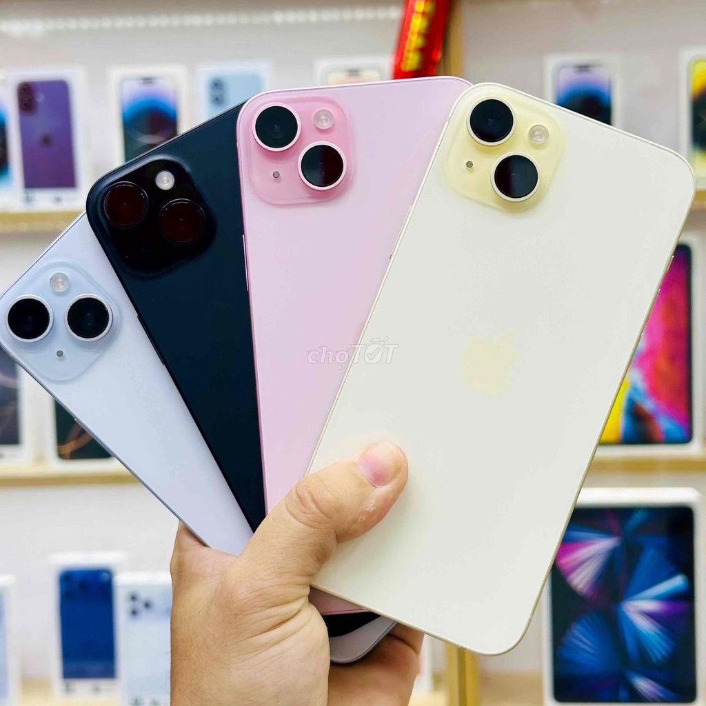 🍎15 PLUS ĐỦ 4 MÀU 128GB-256GB QTẾ LL/A, VN/A PIN9X. Mua bán Điện thoại tại Quận Ninh Kiều Cần Thơ được đăng bởi Nghĩa Trần Mobile hình 1