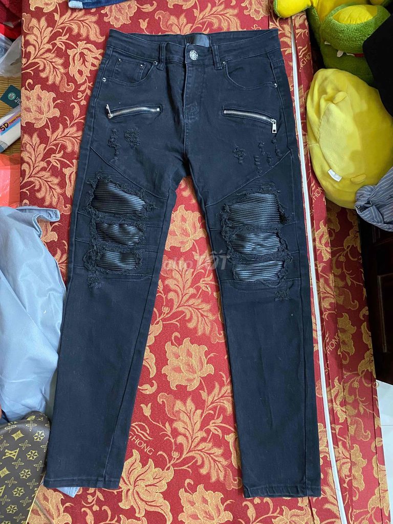 Quần jean nam DSquared2 đen size 29. Mua bán Quần áo tại Quận Hà Đông Hà Nội được đăng bởi Meo Meo pass đồ hình 1
