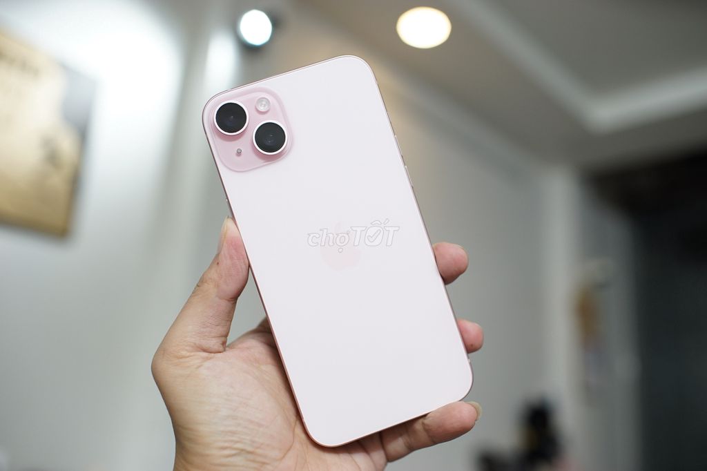 iPhone 15 Plus pink 256Gb - qtế có sim v.lý pin97%